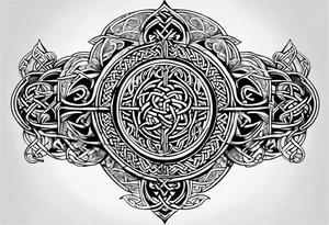 Celtic Viking sleeve tattoo tattoo idea