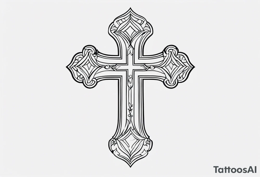 cross tattoo idea