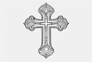 cross tattoo idea