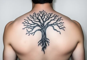 Tree of life with a Victorian feel tattoo idea