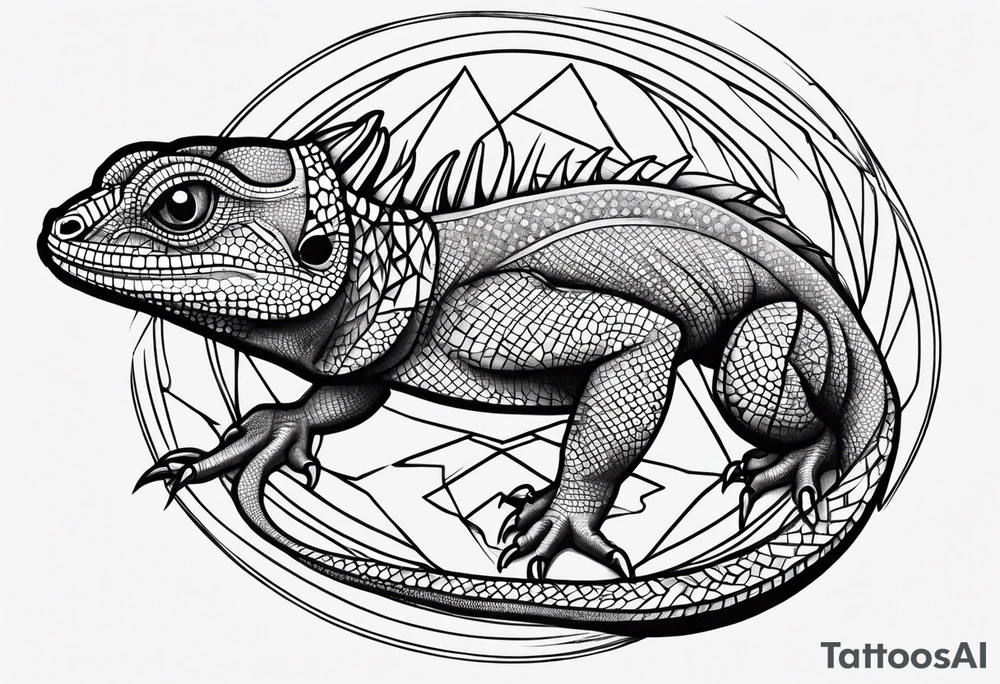 lizard tattoo idea