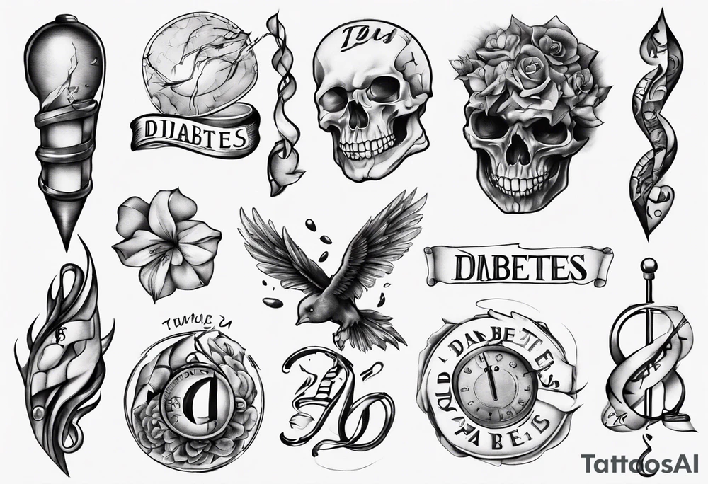 type 1 diabetes tattoo idea