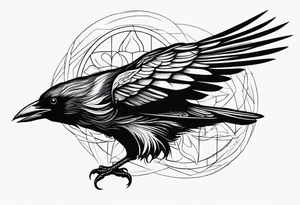 crow, tattoo idea