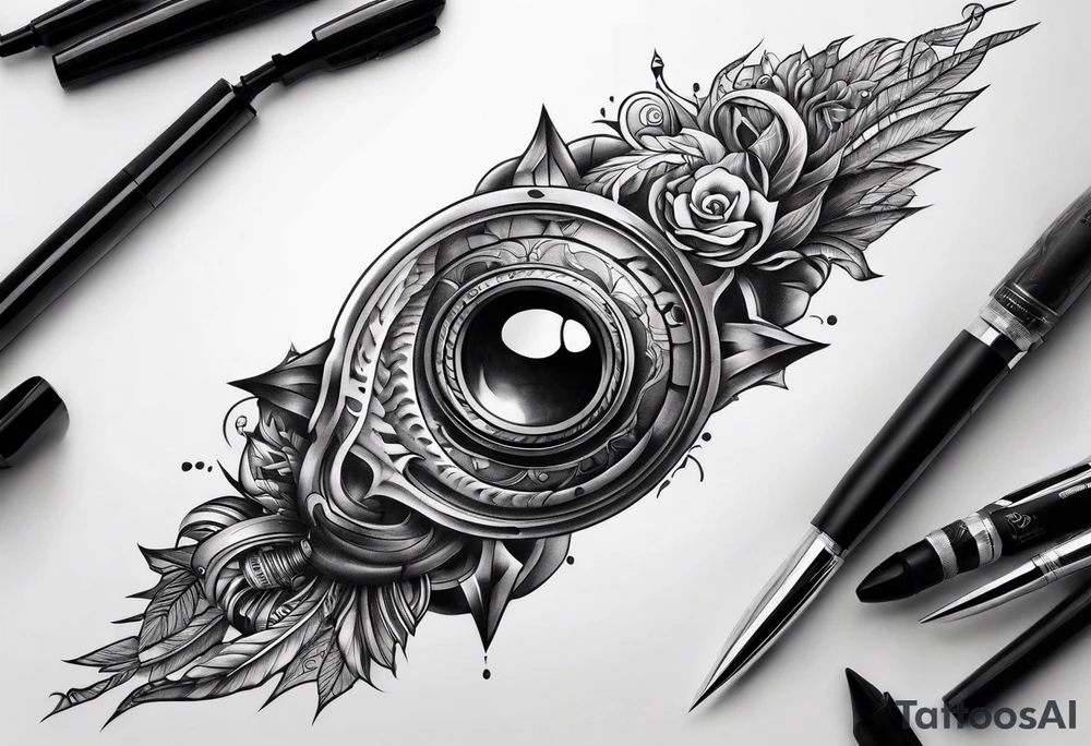 right biomechanical arm tattoo tattoo idea