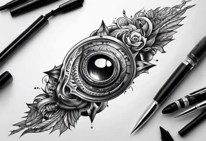 right biomechanical arm tattoo tattoo idea