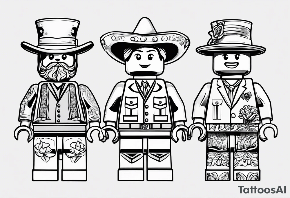 Lego tattoo idea