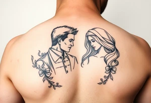 Husband and wife being one powerful tattoo idea