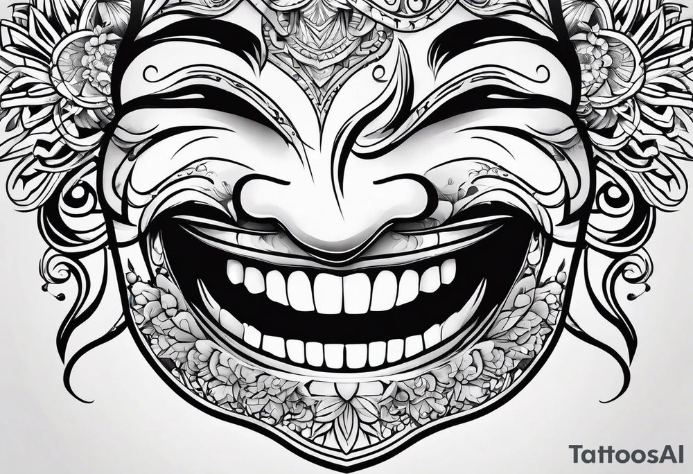 smile tattoo idea
