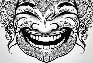 smile tattoo idea