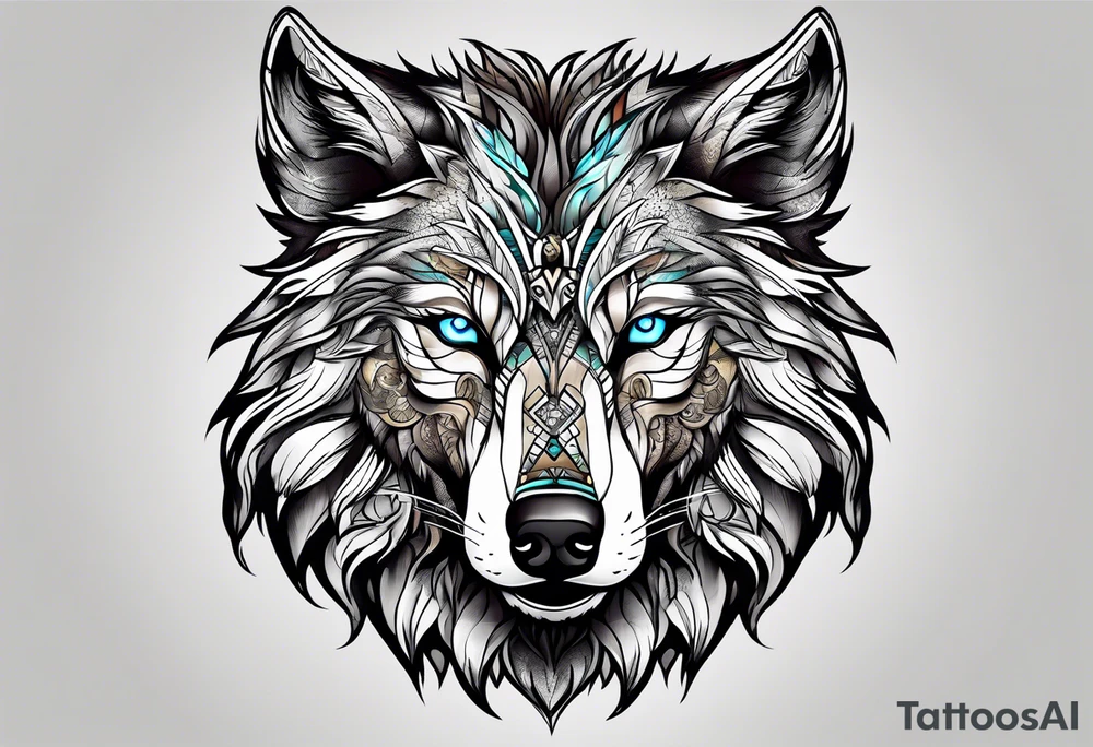 Lobo wolf for a male tattoo tattoo idea