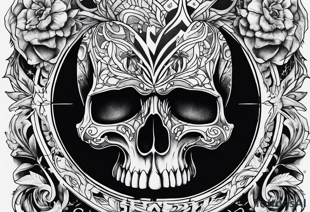 Surviving near death experience momento mori tattoo idea