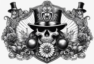 Gothic circus tattoo idea