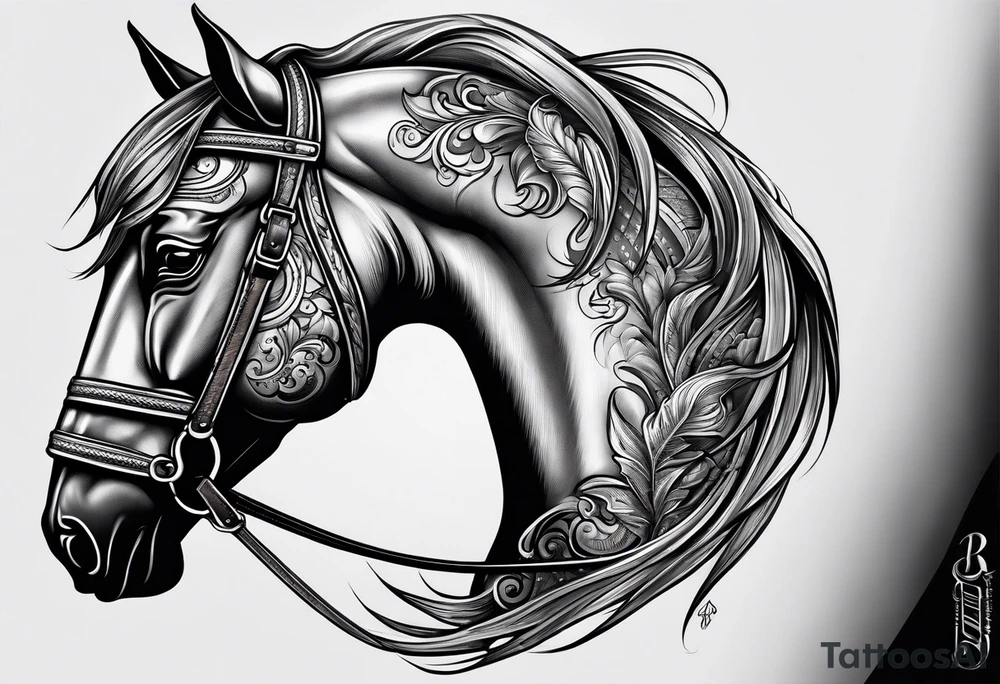 saddle tattoo idea