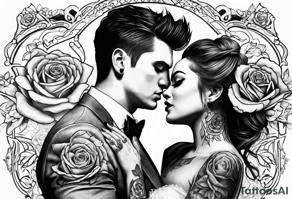 Avenged sevenfold wedding the man is ripping out her heart. With a rose tattoo idea