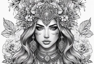 esculture of proserpine rapt tattoo idea