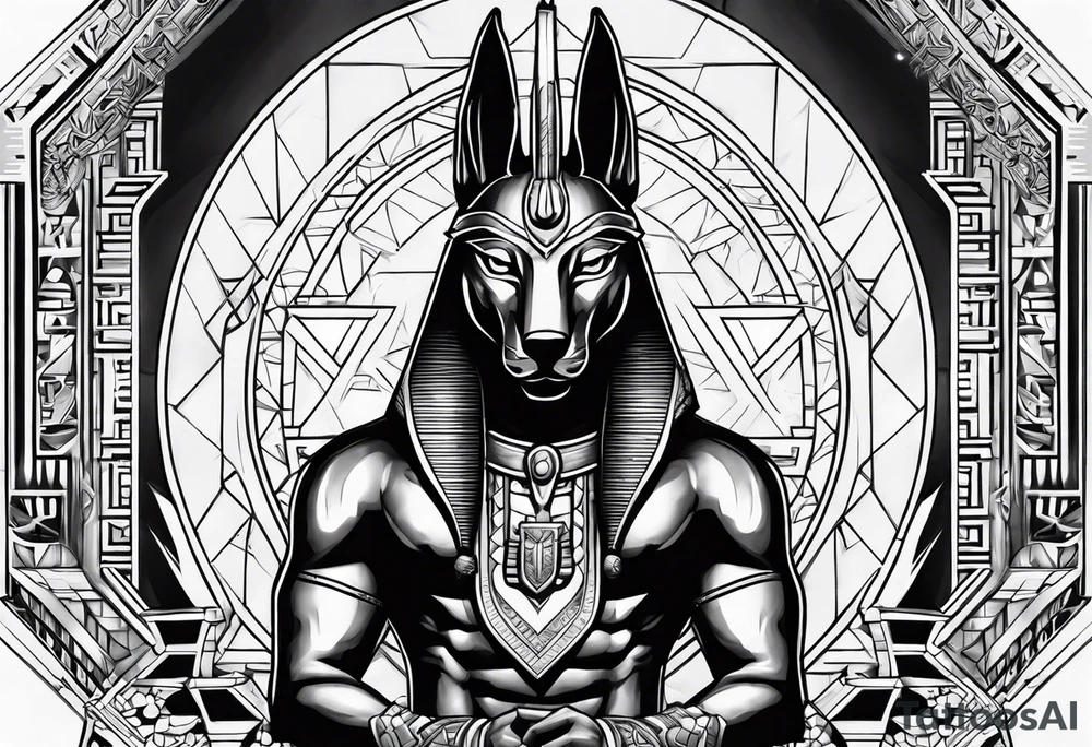 Anubis tattoo idea
