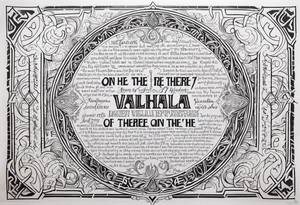 VALHALLA prayer poem lo there tattoo idea