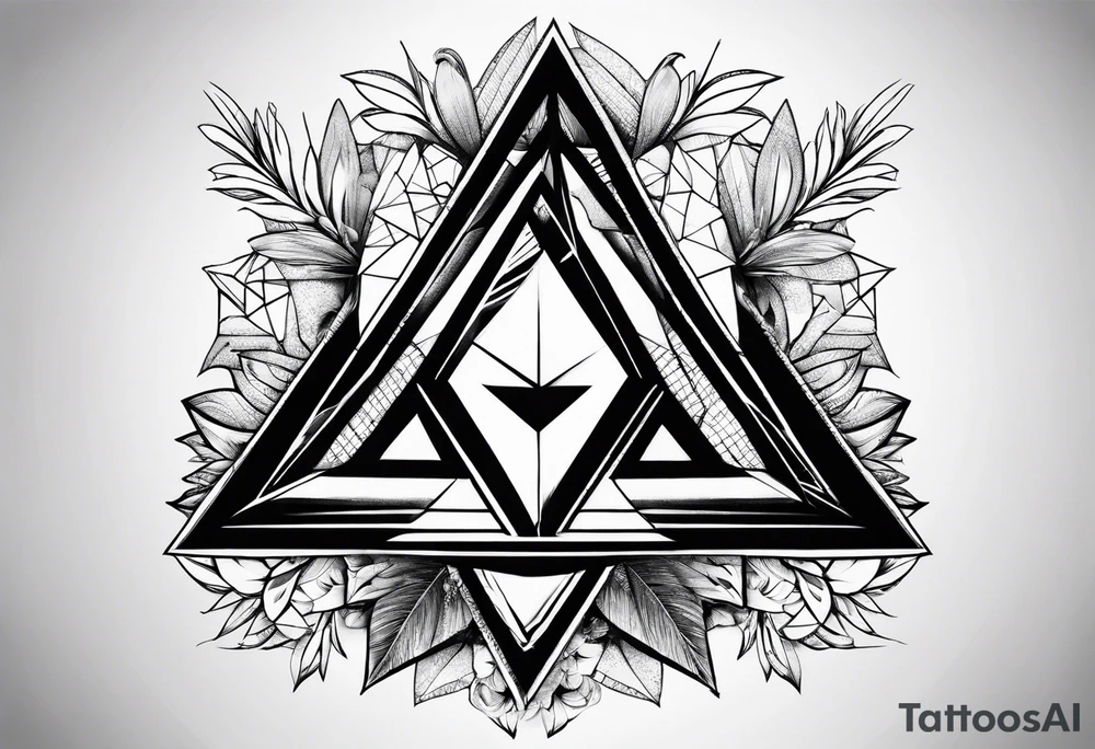 triangles tattoo idea