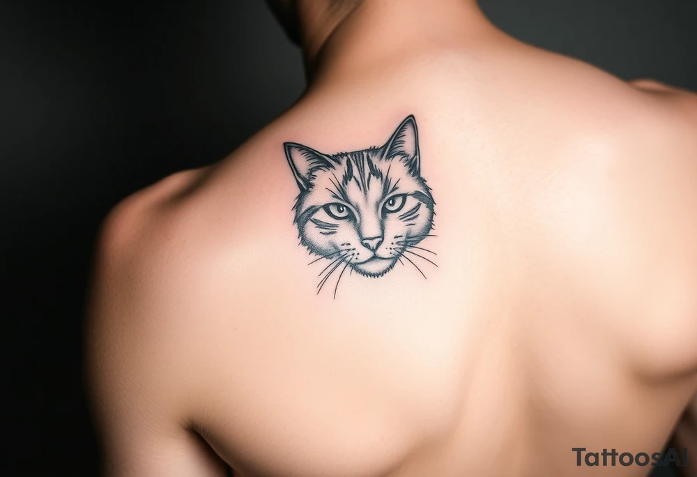 cat tattoo idea