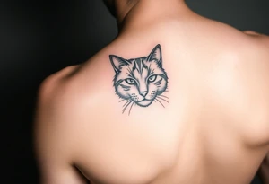 cat tattoo idea