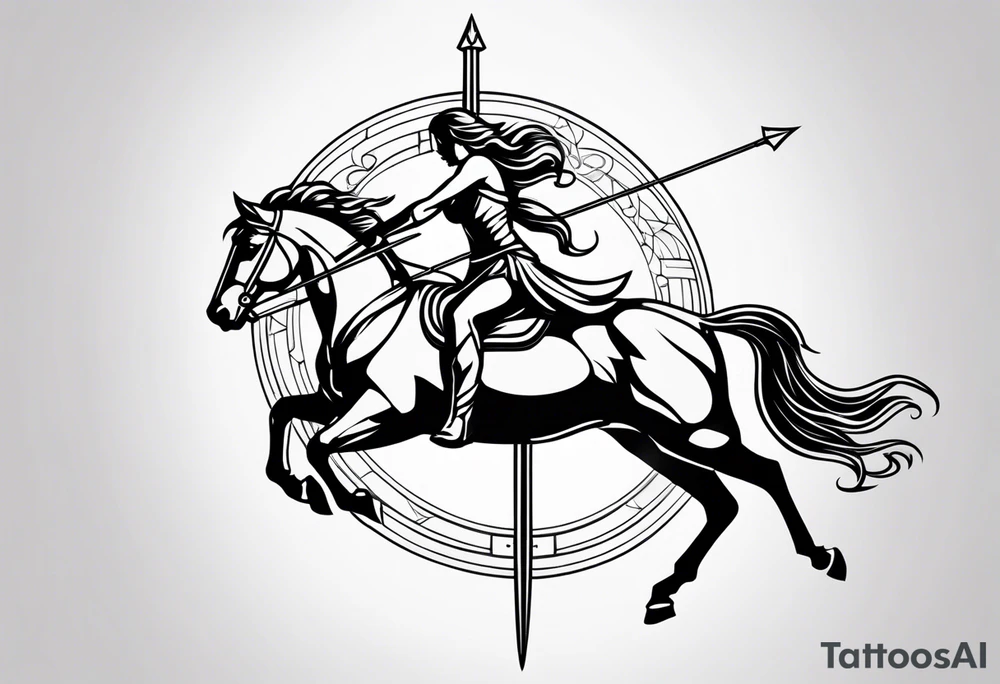 Sagittarius tattoo idea
