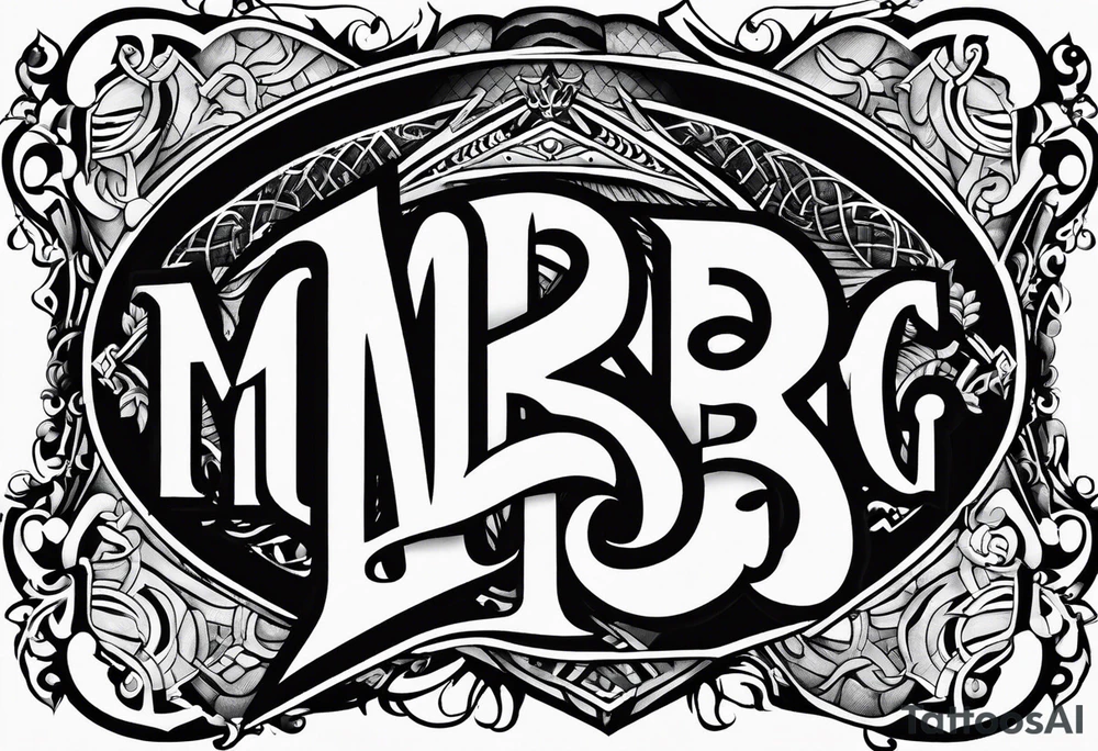 letters: "MRBG"
simple, clear, plain, unadorned tattoo idea letters: "MRBG"
simple, clear, plain, unadorned tattoo idea