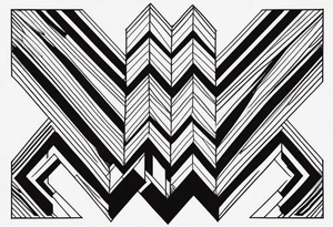 Chevron Stripes tattoo idea