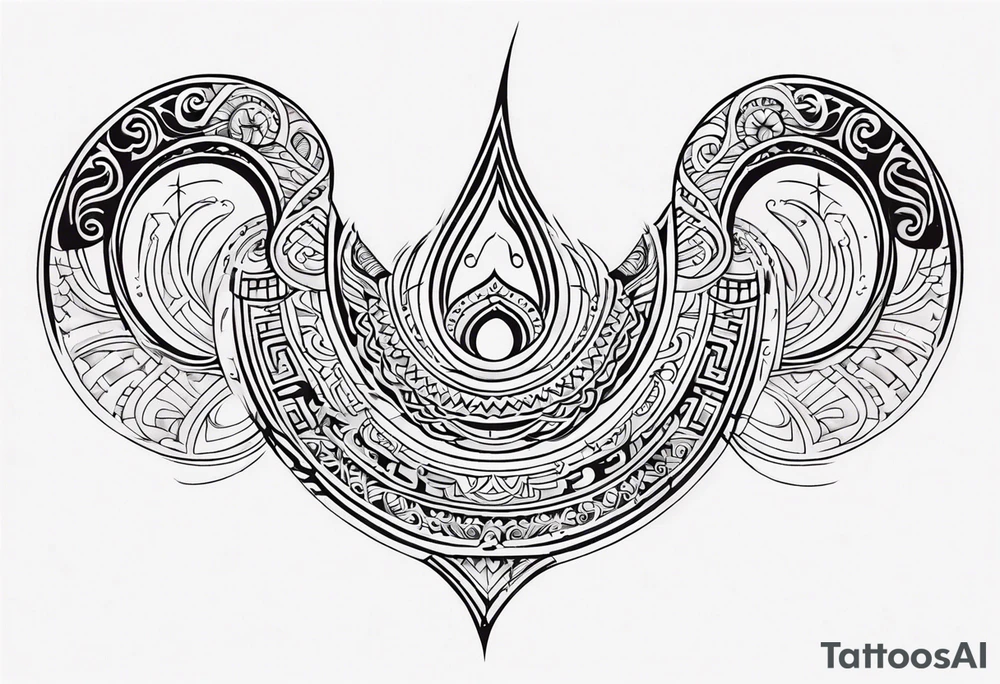 maori back and chest crescent design tattoo tattoo idea maori back and chest crescent design tattoo tattoo idea