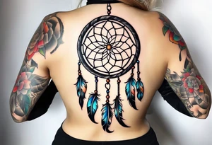Dream catcher tattoo idea
