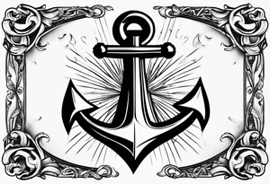 anchor tattoo idea
