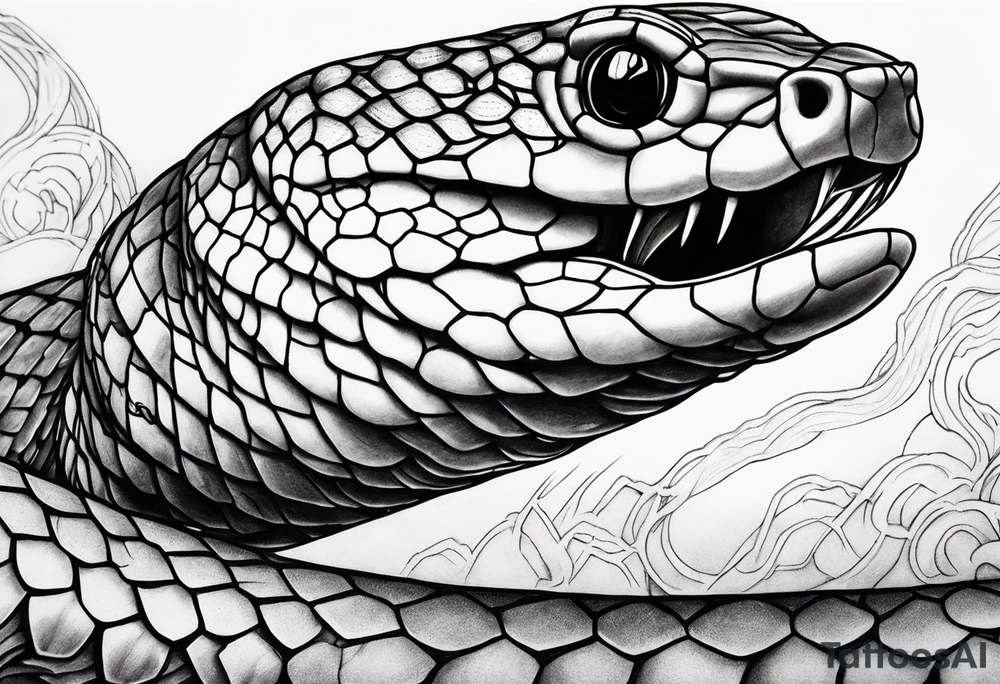Copperhead tattoo idea