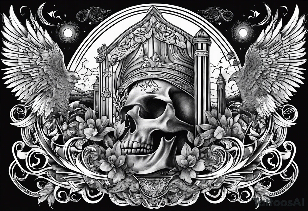 Psalms 23 tattoo idea