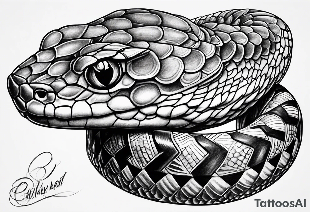 Copperhead tattoo idea