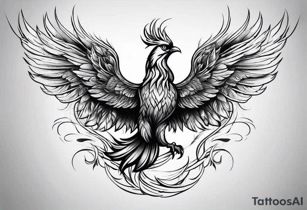 Phoenix tattoo idea