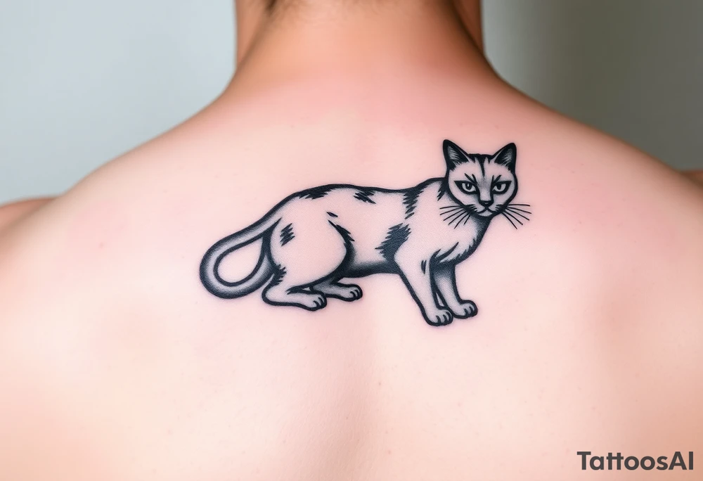 Black Cat tattoo idea