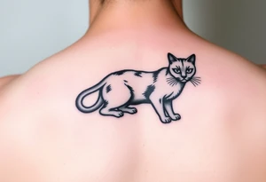 Black Cat tattoo idea
