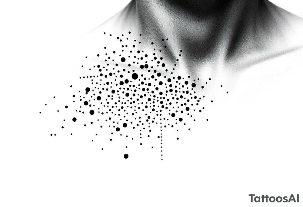 Confusion and pressure in thin lines tattoo idea