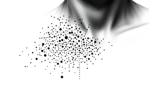 Confusion and pressure in thin lines tattoo idea