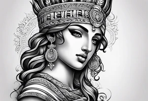 tiny greek tattoo tattoo idea