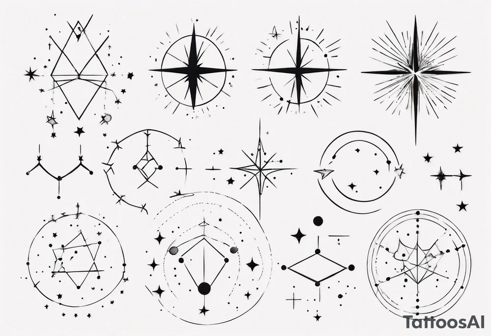 Constellation tattoo idea