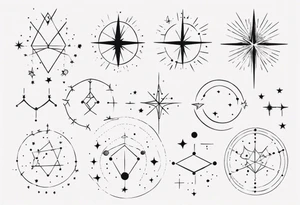 Constellation tattoo idea