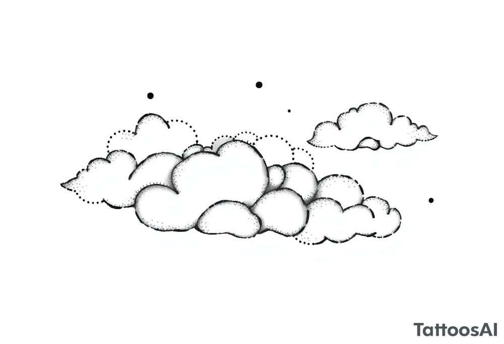 Clouds tattoo idea