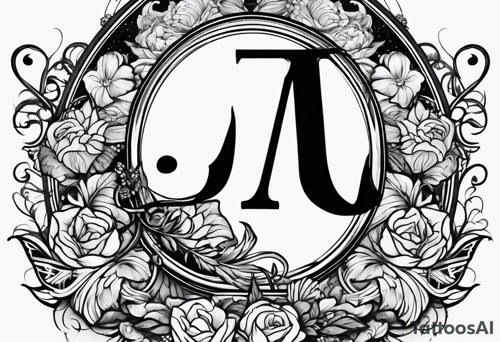 Rebirth, initials aj, pj tattoo idea