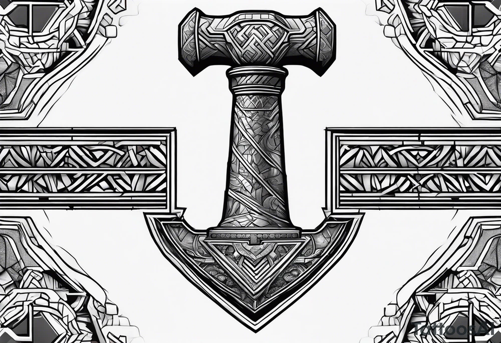 Mjolnir tattoo idea