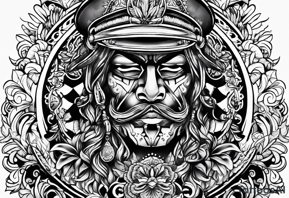 Mexican soldier tattoo idea