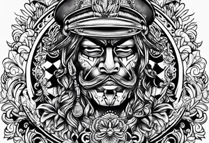 Mexican soldier tattoo idea