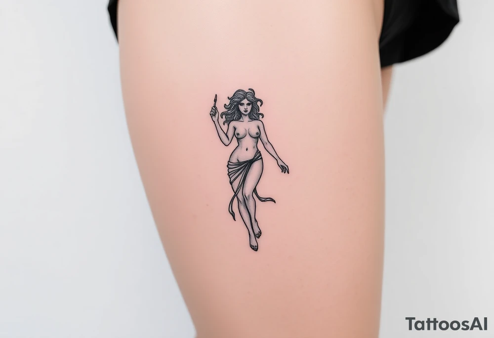 medusa greek goddess tattoo idea