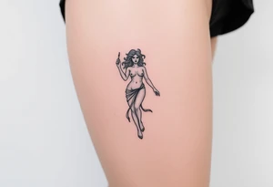 medusa greek goddess tattoo idea