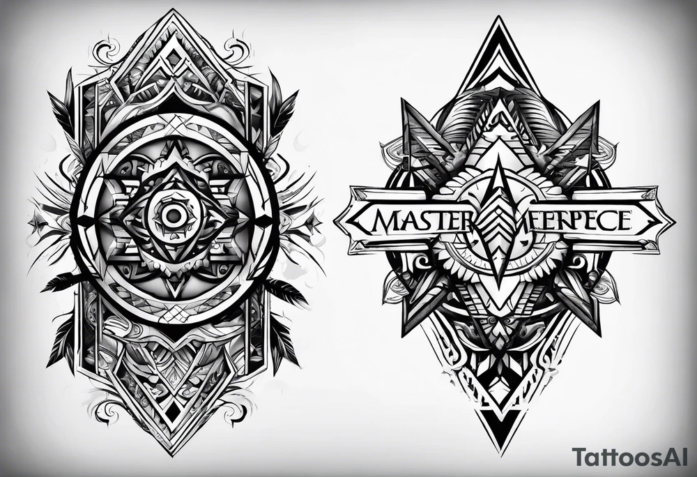 arrow
family names tattoo idea