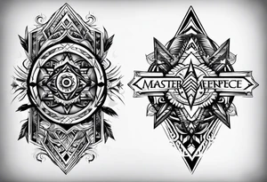 arrow
family names tattoo idea